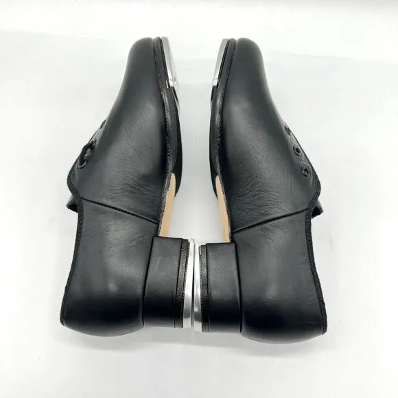Bloch Girls Kids Size 13 Black Leather S0301G Jazz Tap Dance Shoes