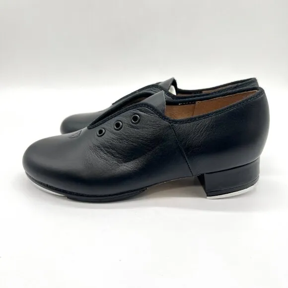 Bloch Girls Kids Size 13 Black Leather S0301G Jazz Tap Dance Shoes