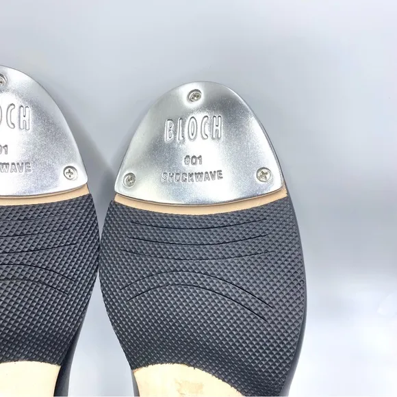 Bloch Men's S0301M Jazz Tap Black Leather Lace Up Tap Dance Shoes Size 10 NEW