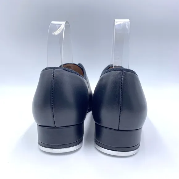 Bloch Men's S0301M Jazz Tap Black Leather Lace Up Tap Dance Shoes Size 10 NEW