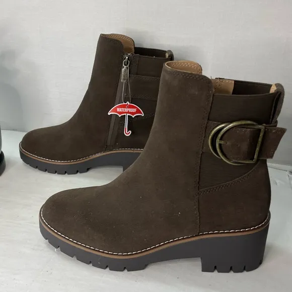 Blondo Dagger Waterproof‎ Nubuck LeatherBooties - Size 8.5 NWOB