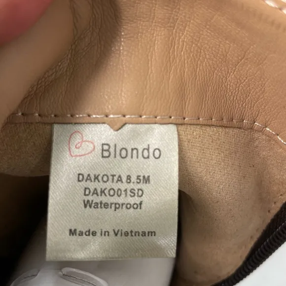 Blondo Dagger Waterproof‎ Nubuck LeatherBooties - Size 8.5 NWOB