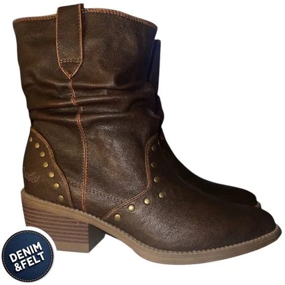 Blowfish Malibu Women’s Rebel Western Slouch Bootie/Boot | NEW/NIB!!🤎🤠🤎🤠
