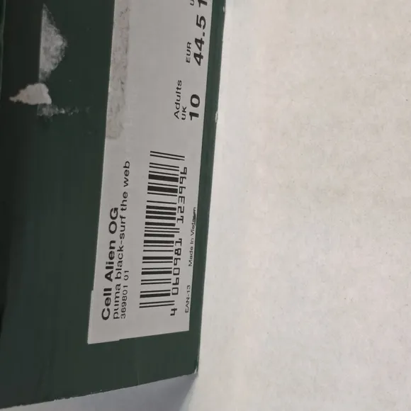 Blue White Green Puma Cell Alien OG New In Box Dustbag 10uk 11us Ebay Authentic