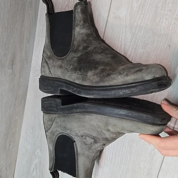 Blundstone Mens Rustic Ankle Leather Chelsea Boots shoes sz 5.5