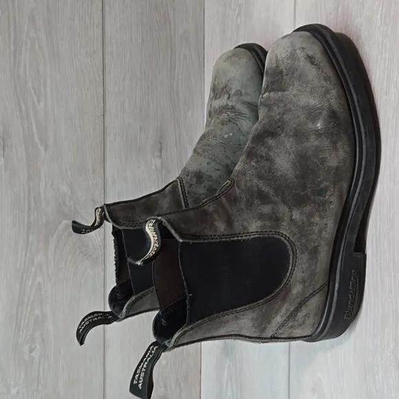 Blundstone Mens Rustic Ankle Leather Chelsea Boots shoes sz 5.5