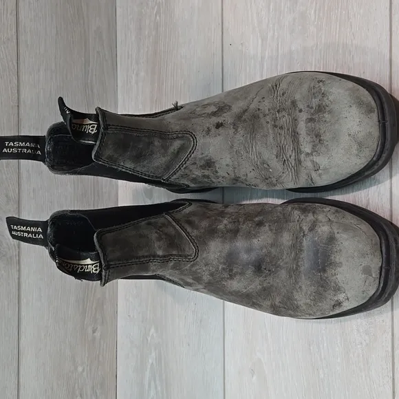 Blundstone Mens Rustic Ankle Leather Chelsea Boots shoes sz 5.5