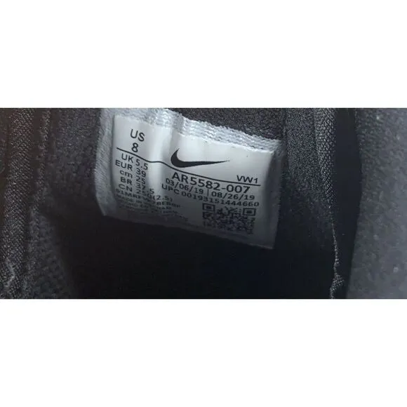 BNWOB Nike Roshe G Tour Golf Shoes Triple‎ Black AR5582-007 Women's Size 8 (A3)