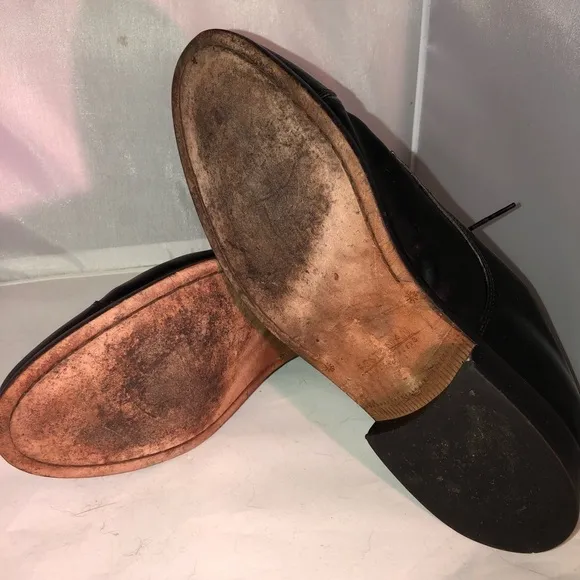 Bostonian Classics Black Leather Comfort Dress Shoes Size 10