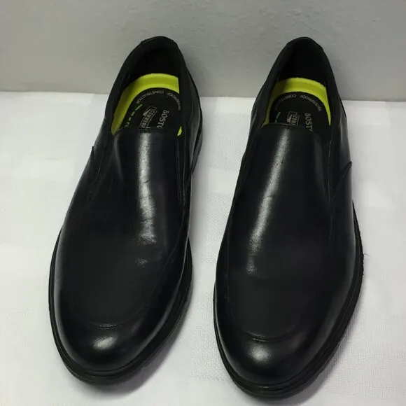 Bostonian Commonwealth Shoes Size 10.5 Black Loafer Flexlite Shock Absorbing