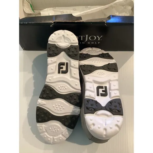 Brand New FootJoy Women's Grey/Turqouise Golf Shoes SZ 7.5