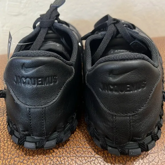Brand New Nike J Force 1 Low LX French design Jacquemus Black Leather Sneakers!