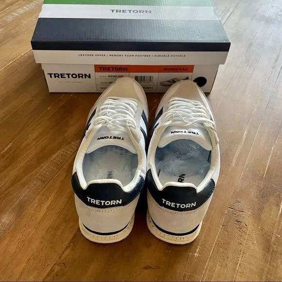 Brand New Tretorn Rawlins 2.0 Lace-Up Jogging Sneakers sz 9 Sweden