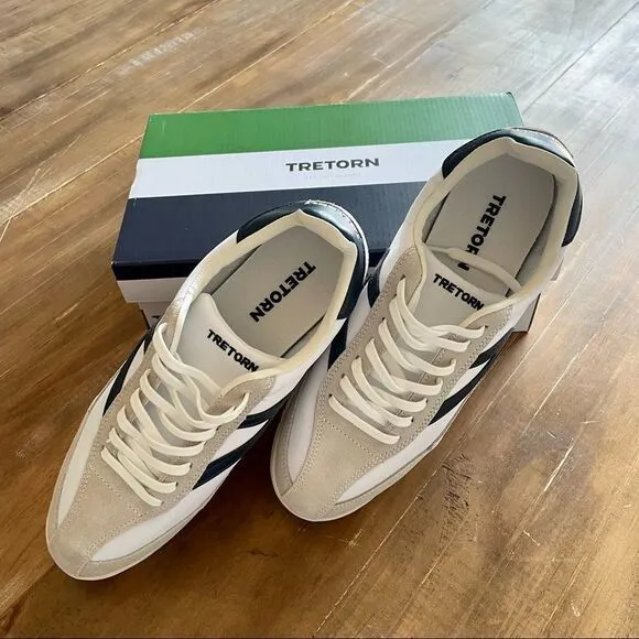 Brand New Tretorn Rawlins 2.0 Lace-Up Jogging Sneakers sz 9 Sweden