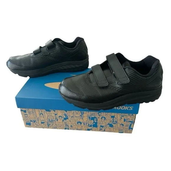 Brooks Addiction Walker V Strap 2 Shoes Black Women’s Size 11.5 Wide D
