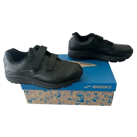 Brooks Addiction Walker V Strap 2 Shoes Black Women’s Size 11.5 Wide D