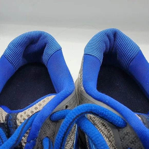 Brooks Adrenaline GTS 20 Mens 9.5 Gray Blue Running Shoes Sneakers 1103071D051