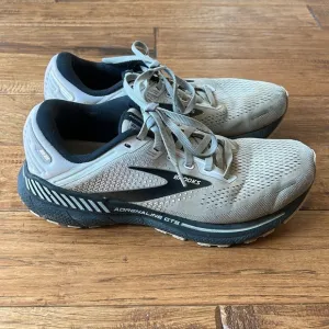 Brooks Adrenaline GTS 22 Road Running Shoes Gray Black Womens Size 9