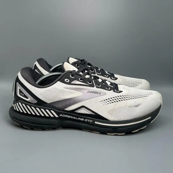 Brooks Adrenaline GTS 23 Men's 13 D Oyster Athletic Sneakers Lace-Up Low Top