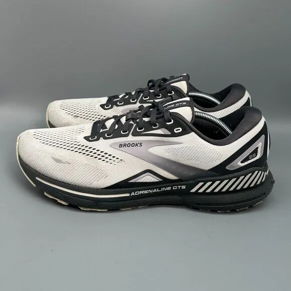 Brooks Adrenaline GTS 23 Men's 13 D Oyster Athletic Sneakers Lace-Up Low Top