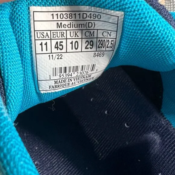 Brooks Divide Men's Trail Running‎ Shoes Blue Athletic Sneakers Size 11