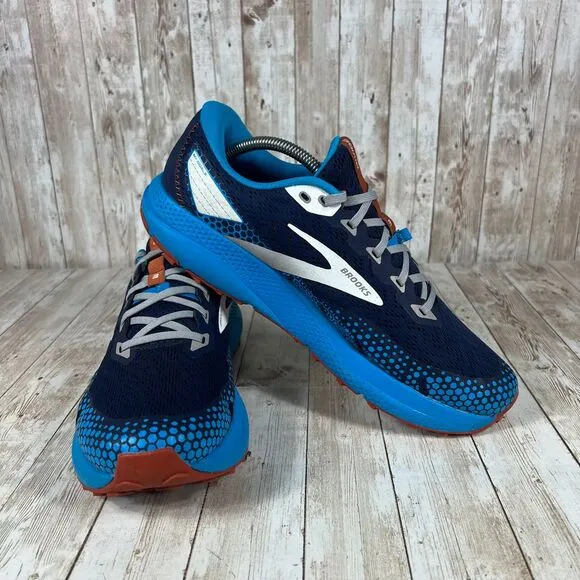 Brooks Divide Men's Trail Running‎ Shoes Blue Athletic Sneakers Size 11
