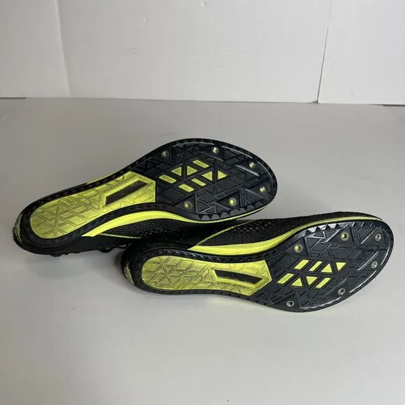Brooks ELMN8  6 Unisex Running Shoes Men’s Size 9.5D Spikes Black 1000401D013