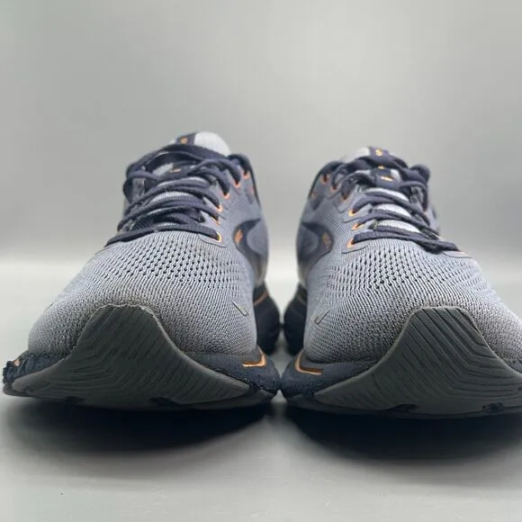 Brooks Ghost 15 Mens 10.5 Flintstone Peacoat Lace-Up Low Top Athletic Sneakers