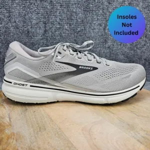 Brooks Ghost 15 Mens Size 13 Gray Ahtletic Low Top Running Shoes 1103931D098