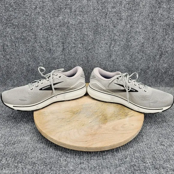 Brooks Ghost 15 Mens Size 13 Gray Ahtletic Low Top Running Shoes 1103931D098