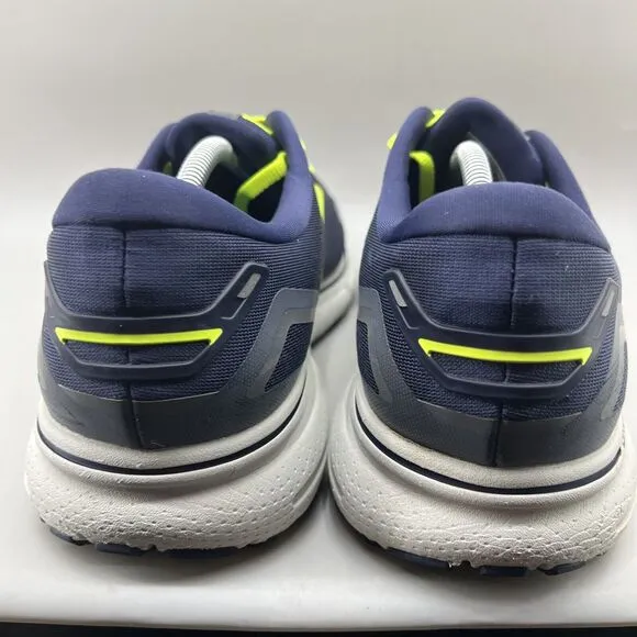 Brooks Ghost 15 Running Sneakers Men Size 13 EE Blue Green Comfort Low Top Shoes