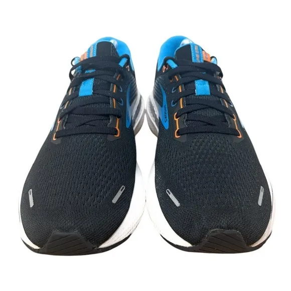 Brooks Mens Adrenaline GTS 22 Running Shoes 9 black Sneakers lace reflective