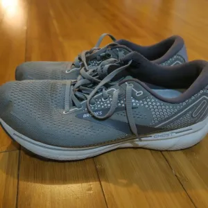 Brooks Men's Ghost 14 Gray Running Shoes Size 11 D Standard Width 1103691D067