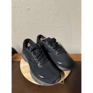 Brooks Men's Ghost 15 Lace Up Running Shoes Black Size:8.5 WIDE (2E) $120‎