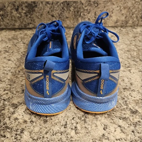 Brooks Men's Levitate 6 Running Blue/Orange Lowtop Sneakers/Shoes Sz 11