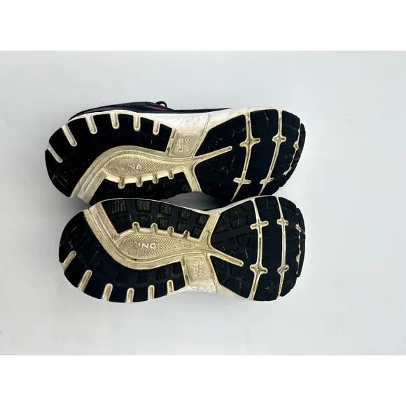 Brooks Men's Size 13 Ghost 11 Lace Up Closure Running Shoes Navy Blue