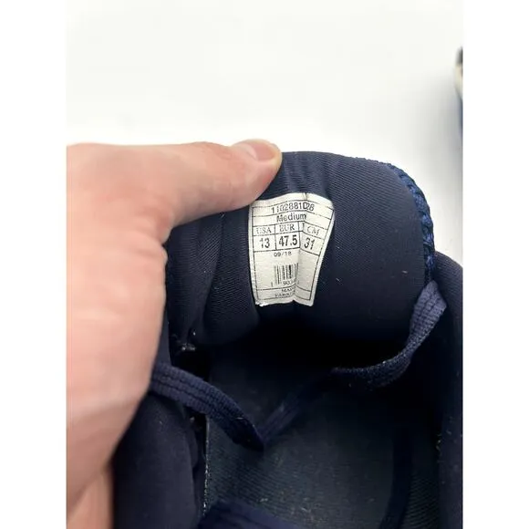Brooks Men's Size 13 Ghost 11 Lace Up Closure Running Shoes Navy Blue