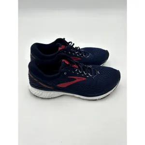 Brooks Men's Size 13 Ghost 11 Lace Up Closure Running Shoes Navy Blue