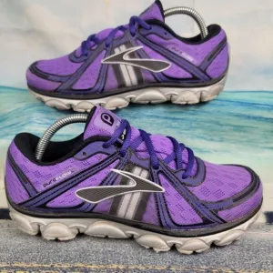 Brooks Pure Flow Purple Silver Running Shoes. Women's 7.5