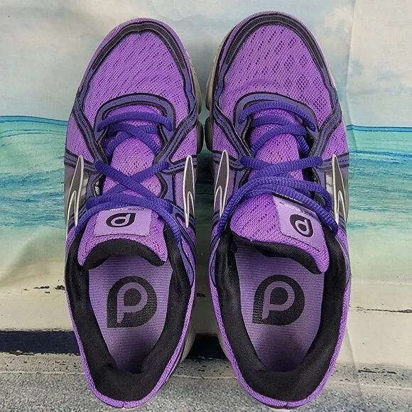 Brooks Pure Flow Purple Silver Running Shoes. Women's 7.5