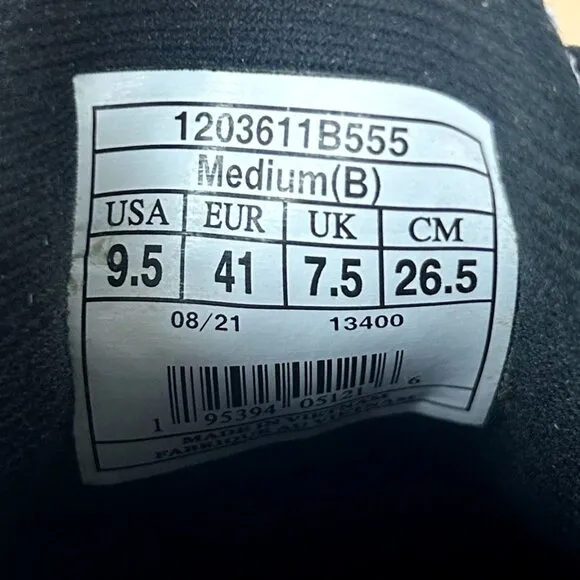 Brooks Revel 5 Athletic Running Shoes Womens 9.5 Lavender Black Low Top Lace Up