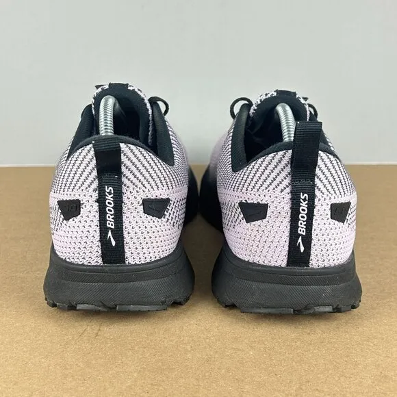 Brooks Revel 5 Athletic Running Shoes Womens 9.5 Lavender Black Low Top Lace Up