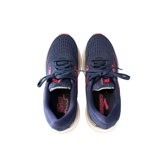 Brooks Womens Navy Blue Glycerin 15 Running Shoes Size 8