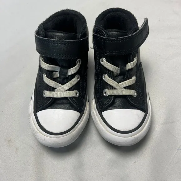 Bundle of Converse All Star High Top Sneakers Canvas Leather Shoes Bundle Size 7