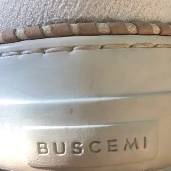Buscemi Womens White Low Top Round Toe Lace Up Sneaker Shoes Size EU 38
