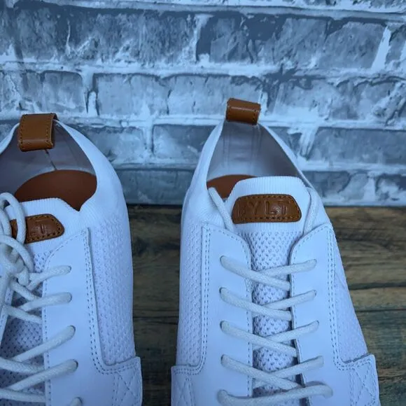 BYLT Lido Knit Shoes Sneakers Low Top Lace Up Comfort‎ White Mens Size 14 New