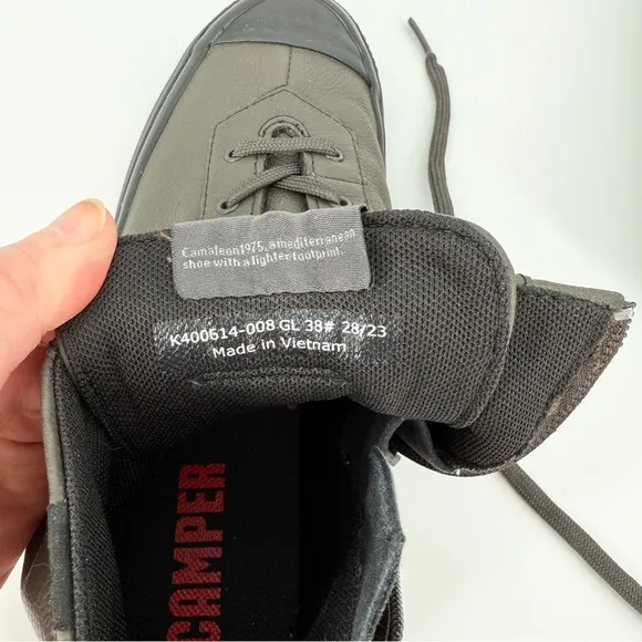 Camper Camaleon 1975 High Top Sneakers in Gray Size 38