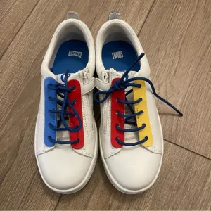 Camper White and Red Sneakers Playful Design size 33