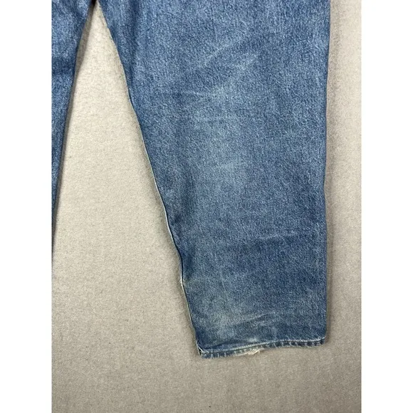 Carhartt B73 DST Double Knee Denim Pants 38x30 Distressed