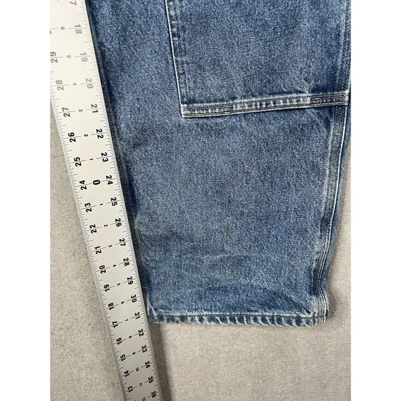 Carhartt B73 DST Double Knee Denim Pants 38x30 Distressed